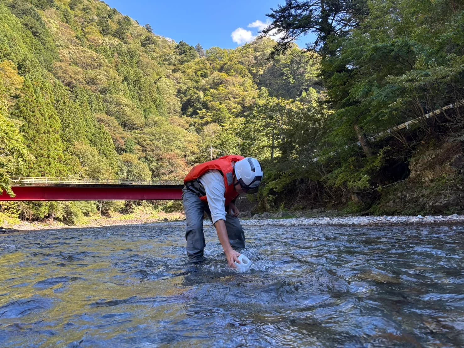 水質検査の現場
